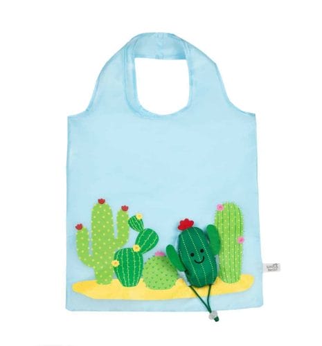 Colourful Cactus Foldable Shopping Bag A