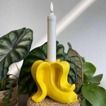 Yellow Banana Candle Holder – Handmade Gift Ideas banana