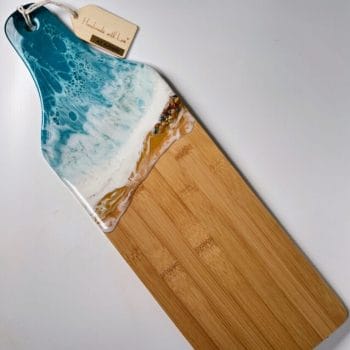 Handmade Board by AZ Artresin SEA & SAND THEME Artwork art