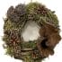 handmade moss rustic door & wall wreath farmhouse