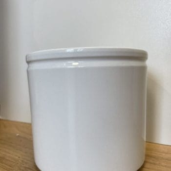 Simple White Ceramic Lex Planter foe 12cm pots Plant Accessories 12cm planter 2