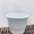 white ceramic simple planter for 6.5cm pots