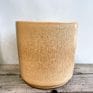 honey rustic concrete planter for 18cm pot