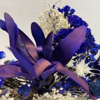Dried Natural Flowers Rustic Bouquet BLUE-WHITE Dried Flowers dried