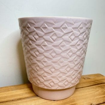 Light Pink Rose Geometric Ceramic Planter Planters ceramic 2