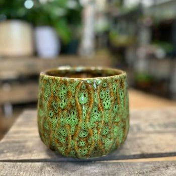 Wave Green Glazed Ceramic Pot Plant Accessories ceramic 2
