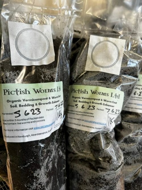 Organic Scottish Worm Casting 1kg Worm Casting 3