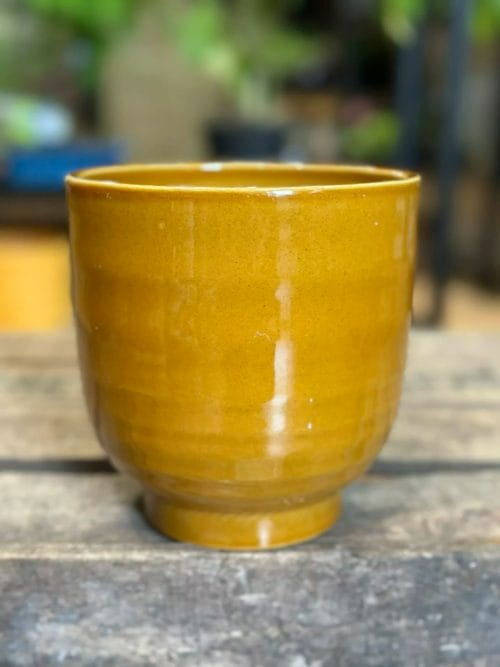 Classic Minimalistic Glazed Ceramic Planter for 12cm pot Planters ceramic 12
