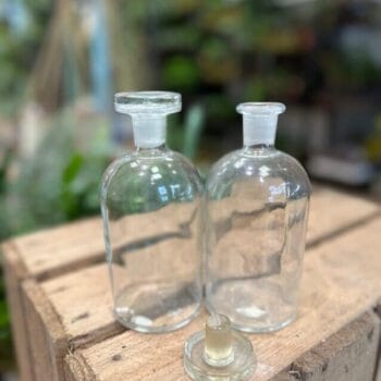 Vintage Lab Transparent Glass Bottle Glass Containers