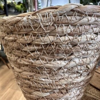 Rustic Seaweed Natural Basket Planter Plant Accessories basket 2